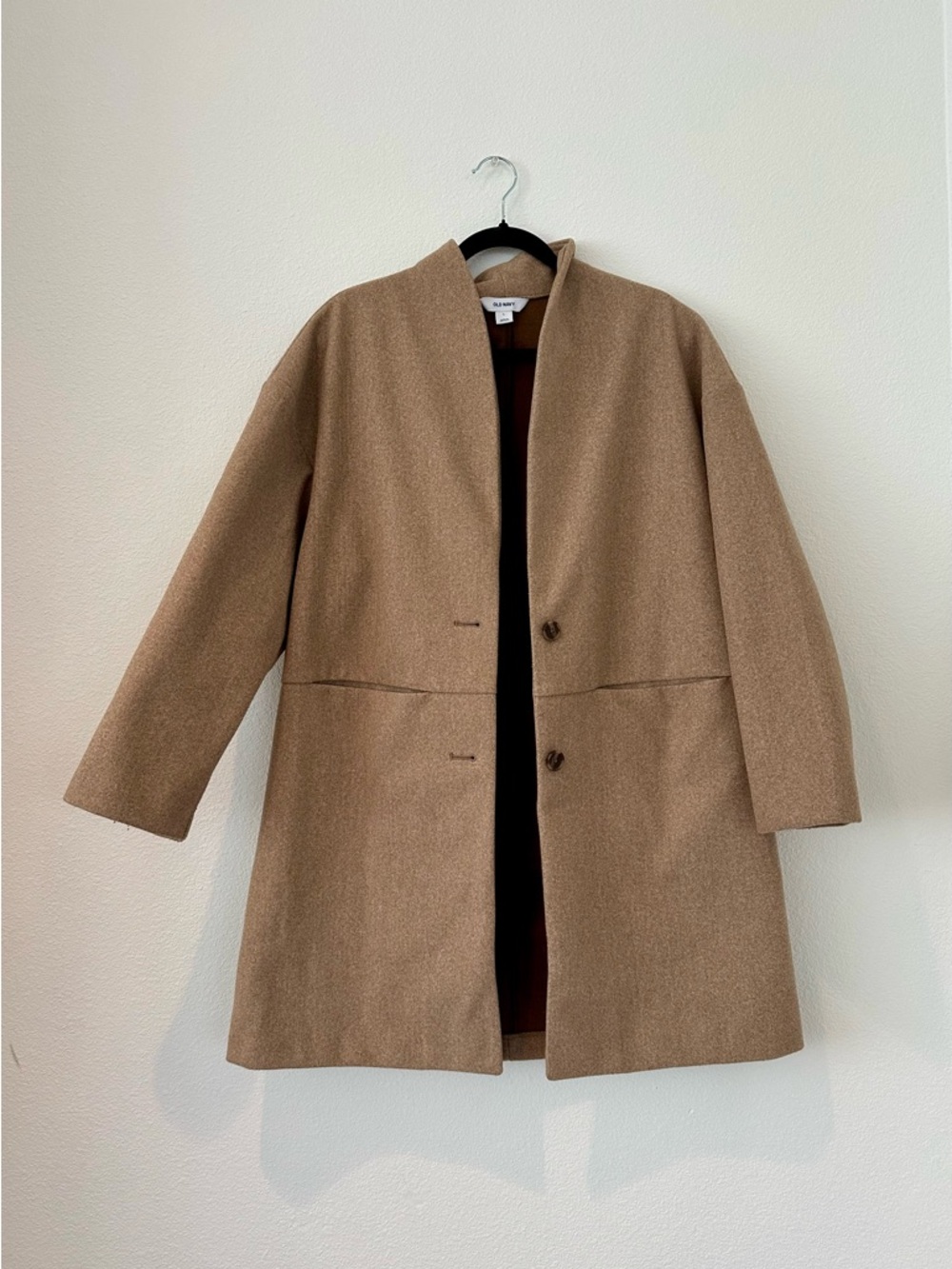 Old Navy Relaxed Car Coat Camel Size: Large